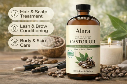 Castor Oil for Hair Growth and Shine